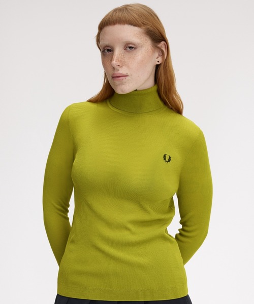 FRED PERRY（フレッドペリー） ニット セーター Rib Knit Roll Neck