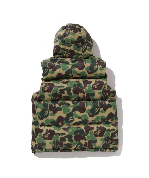 A BATHING APE（アベイシングエイプ） ダウンベスト ベスト ABC CAMO