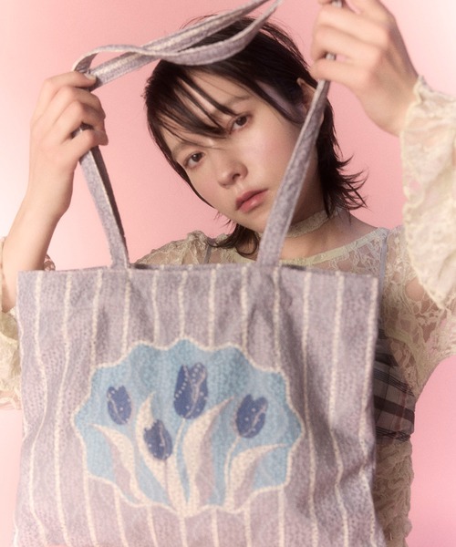 Casselini（キャセリーニ） トートバッグ レースチューリップトート