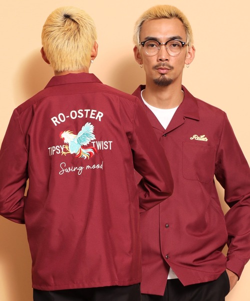 ROTAR（ローター） シャツ Rooster Bowling shirt メンズ : ZOZOTOWN