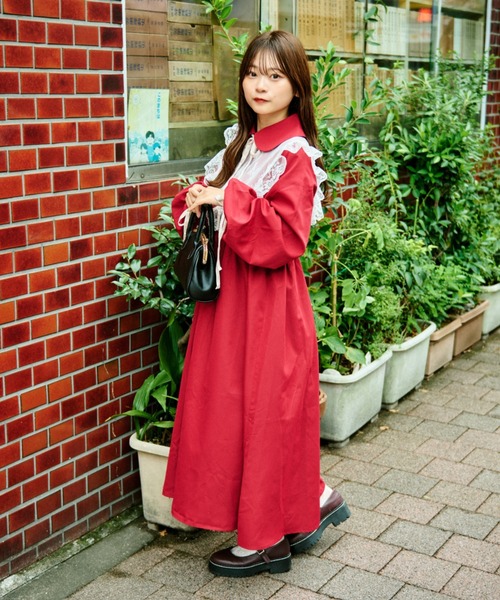 kutir（クティール） ワンピース 「クティールとレトロ」2WAYレース