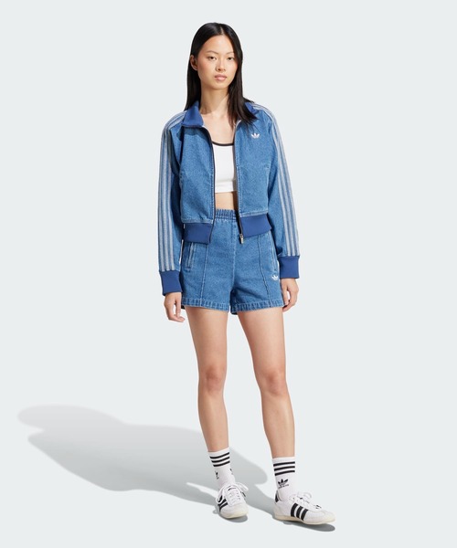 adidas（アディダス） デニムジャケット gジャン アディカラー デニム