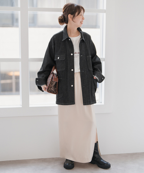 Spick＆Span（スピック アンド スパン） デニムジャケット gジャン RED