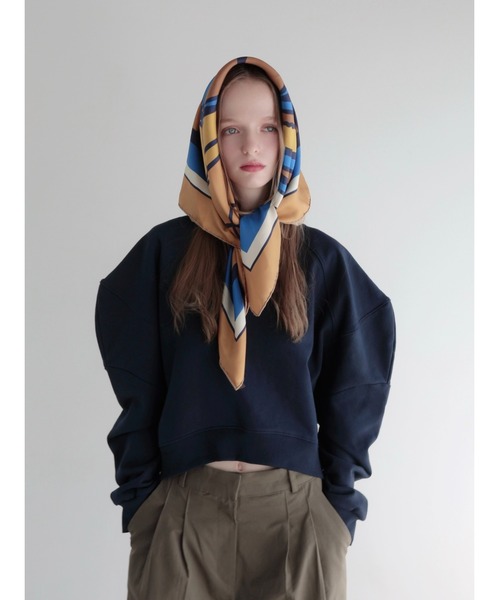 AMOMMA（アモマ） トレーナー スウェット PUFF SLEEVE SWEAT 起毛なし