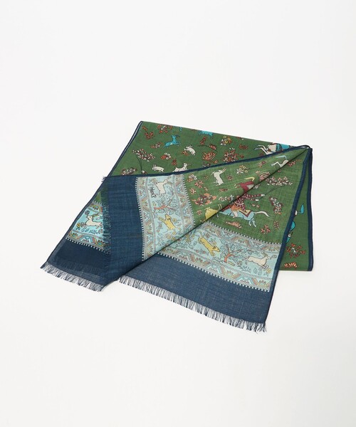 DRAKE'S（ドレイクス） ストール マフラー 「別注」「Drake's」ホース