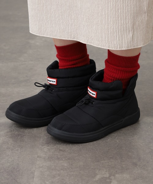 HUNTER（ハンター） ブーツ イン/アウト コージー パフ サイド ベント