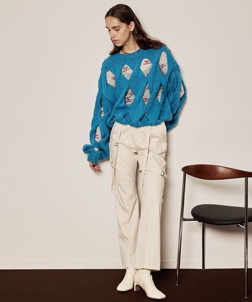 MAISON SPECIAL（メゾンスペシャル） tシャツ フロッキーグラムシアー