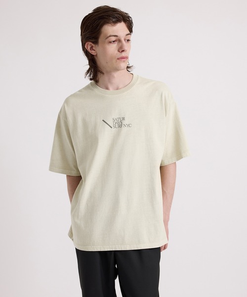 Saturdays NYC（サタデーズ ニューヨークシティ） tシャツ Slash SNYC