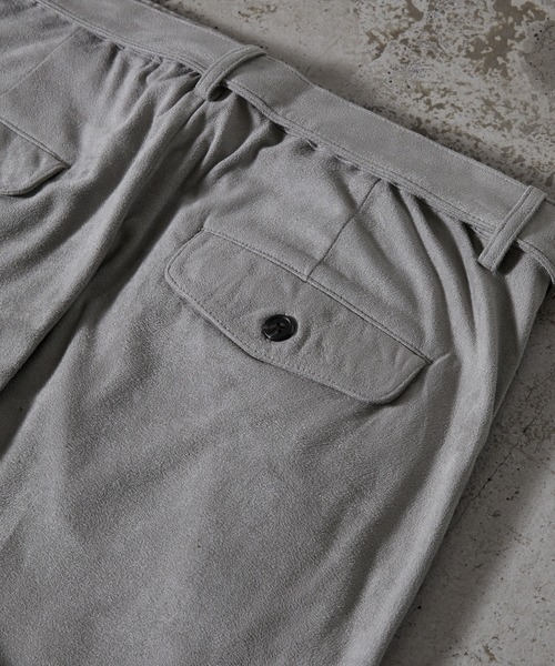 CLEL（クレイル） スラックス 「CLEL」Double Tech Fade Belted Pants
