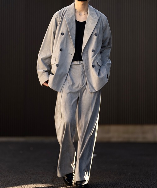 CLEL（クレイル） スラックス 「CLEL」Double Tech Fade Belted Pants
