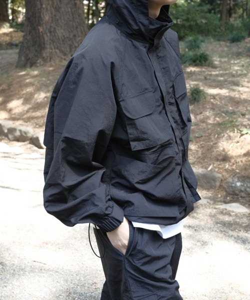BROKEN BASE（ブロークンベース） ナイロンジャケット マルチポケット