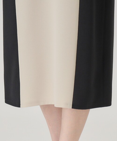 COUP DE CHANCE（クードシャンス） ワンピース 「洗える／日本製」配色