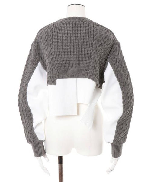 UN3D.（アンスリード） ニット セーター 「UN3D./アンスリード」CABLE