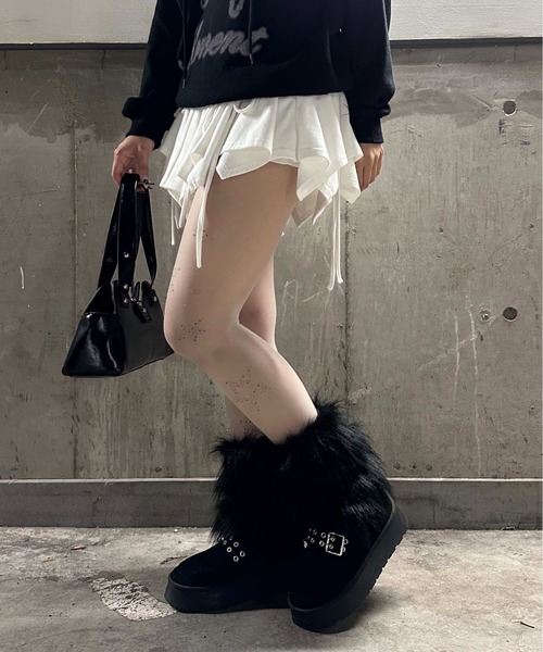 sedacle girl（セダクルガール） レッグウォーマー フェイクファー