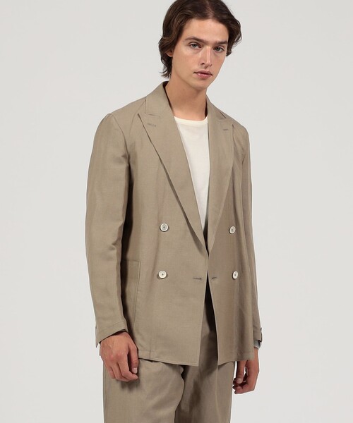 Caruso（カルーゾ） セットアップ CARUSO ELBA リネンウール ダブル