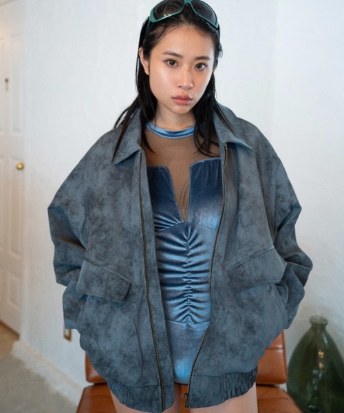 JUEMI（ジュエミ） ブルゾン アウター Vintage Like Matte Blouson