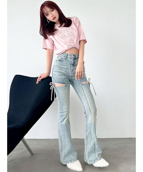 RESEXXY（リゼクシー） ジーンズ デニム デニムパンツ カットアウト