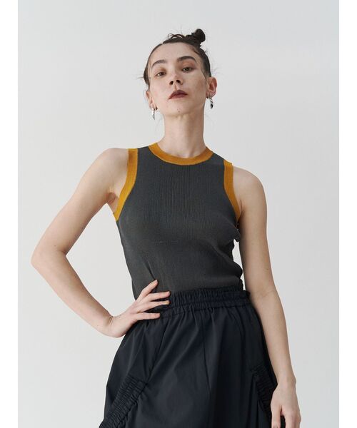 UN3D.（アンスリード） タンクトップ ノースリーブ GLITTER KT TT