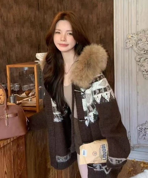 Sibra（シブラ） コート アウター ユニセックス対応／取り外し可ファー