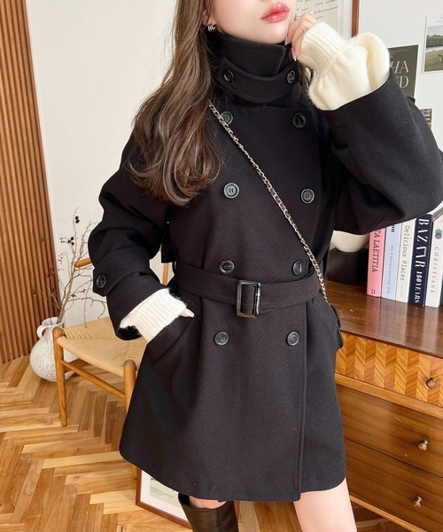 moment+ トレンチコート コート 「累計販売枚数2万枚突破！」ニット