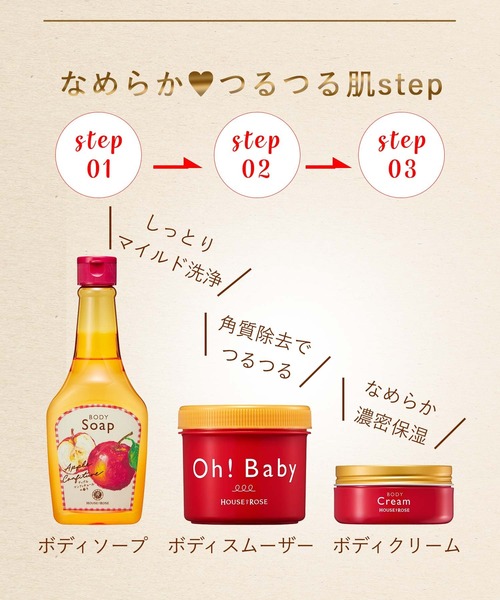 HOUSE OF ROSE（ハウスオブローゼ） ボディスクラブ ハウスオブローゼ