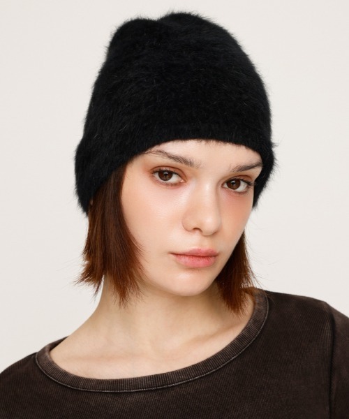 SLY（スライ） ニット帽 ニットキャップ SHAGGY BEANIE シャギー