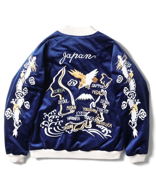 HOUSTON（ヒューストン） スカジャン 別珍スカジャン(MAP) メンズ