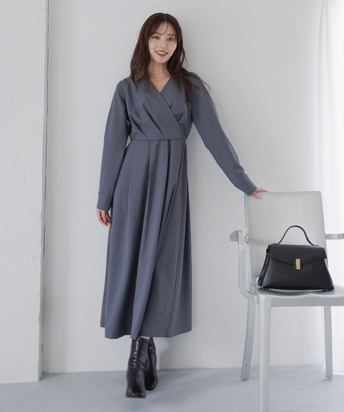 Andemiu（アンデミュウ） ワンピース カシュクールワンピース630149