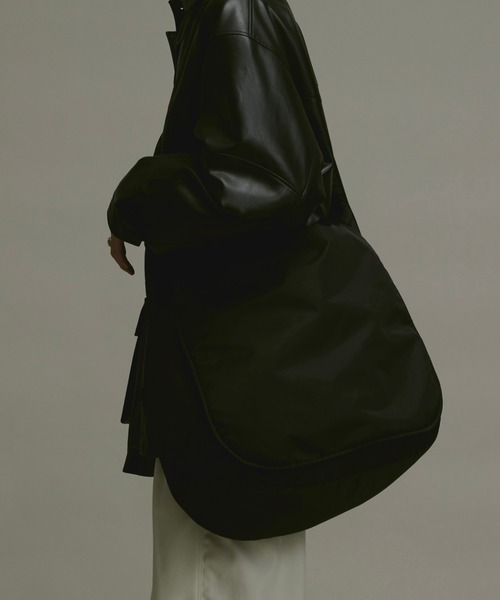 soerte ショルダーバッグ Nylon news paper shoulder bag（Water