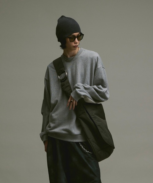 soerte ショルダーバッグ Nylon news paper shoulder bag（Water