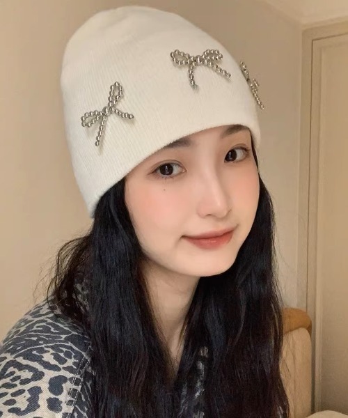 KOM（ドットコム） ニット帽 ニットキャップ A'GEM/9 × .kom「.KOM