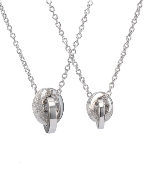 LION HEART（ライオンハート） ネックレス “SAND”ダブルリングペア