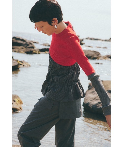 OMMO（オーエムエムオー） パンツ SK LAYERED PT レディース