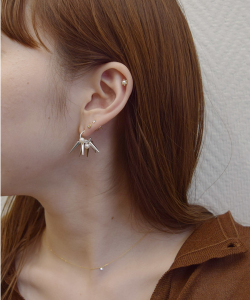 e.m.（イーエム） ピアス シルバースタッズパールピアスM レディース