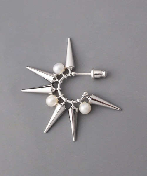 e.m.（イーエム） ピアス シルバースタッズパールピアスM レディース