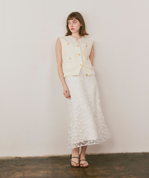 LOULOU WILLOUGHBY（ルルウィルビー） ベスト ジレ 「LOULOU