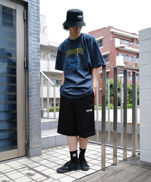 THRASHER（スラッシャー） パンツ WORK HALF PANTS/スラッシャーワイド