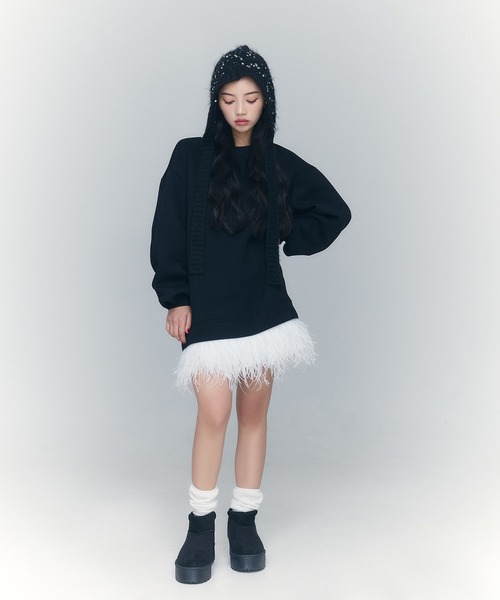 EIMY ISTOIRE（エイミーイストワール） ワンピース フェザーヘム