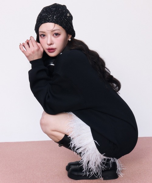 EIMY ISTOIRE（エイミーイストワール） ワンピース フェザーヘム