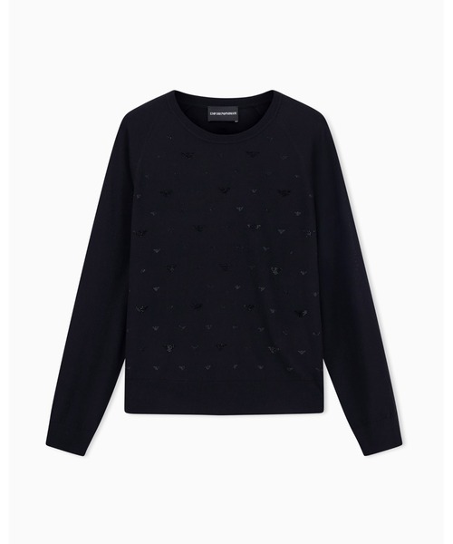 EMPORIO ARMANI ニット セーター 「エンポリオ アルマーニ」クルー