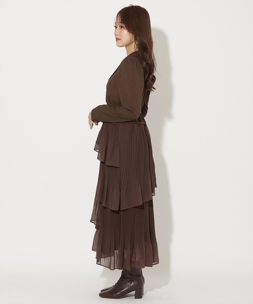 AND COUTURE（アンドクチュール） ワンピース ジャケットレイヤード