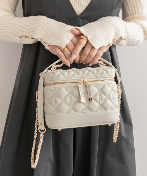 RANDA（ランダ） ショルダーバッグ バッグ キルティング2WAYバニティ