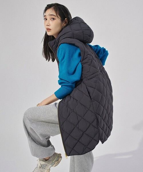 UNFILO（アンフィーロ） ダウンベスト ベスト 「TAION×UNFILO 」フード