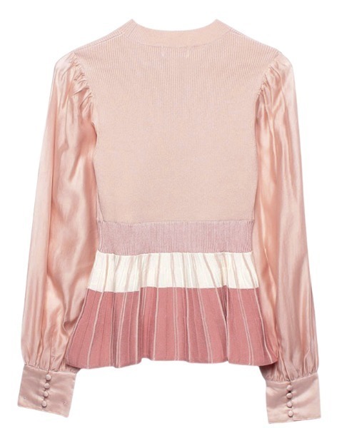 EIMY ISTOIRE（エイミーイストワール） 長袖ニット FREE ピンク