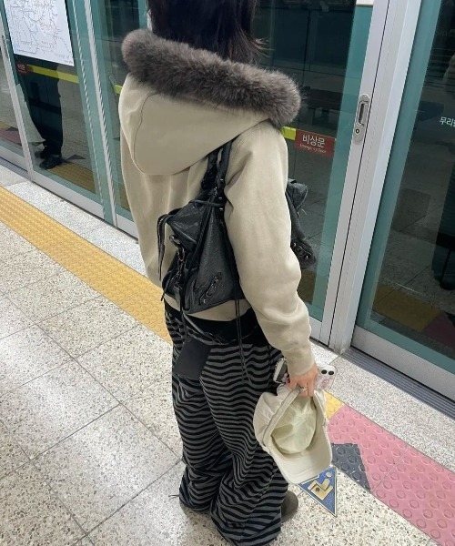 BLACKUP（ブラックアップ） パーカー 「MADE」 エクシブファーフード