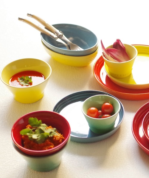 Le Creuset（ル・クルーゼ） 食器 ネオ・ラウンド・プレート 17cm (5枚