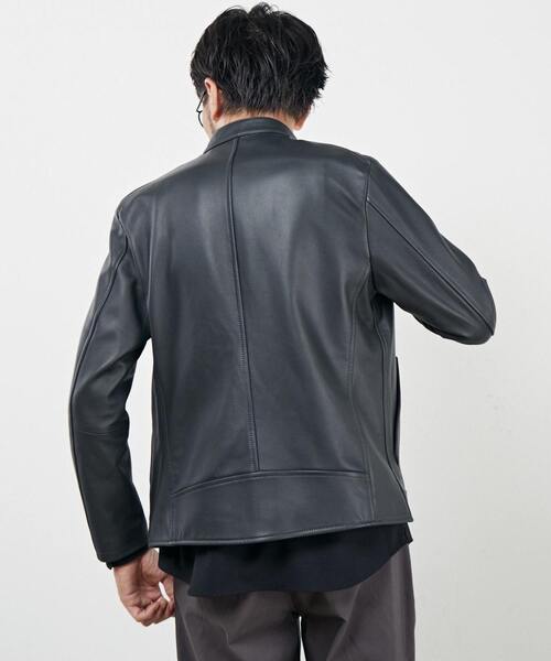 MEN'S MELROSE 革ジャン ライダース シープナッパシングルライダース