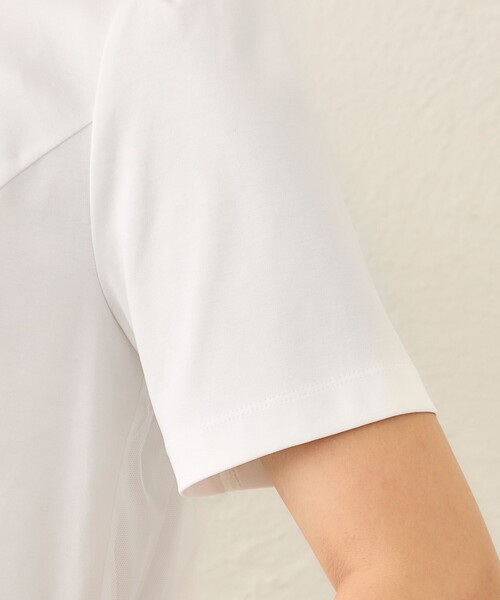 TO BE CHIC（トゥー ビー シック） チュニック チュールネットコンビ