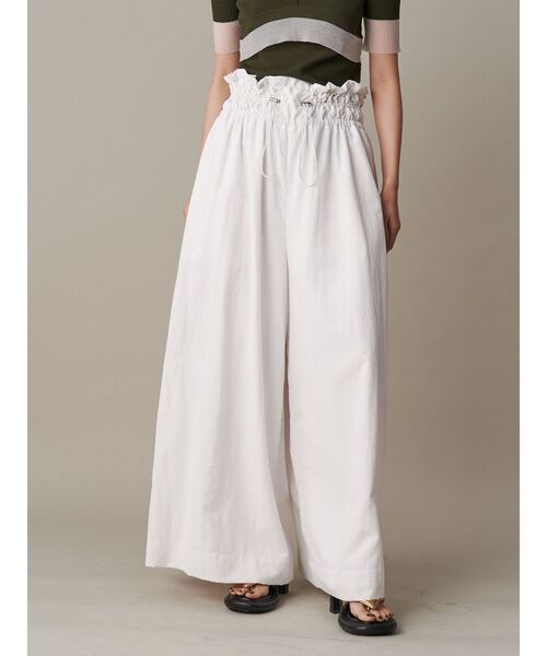 UN3D.（アンスリード） パンツ WAVE GATHER PT / ウェーブギャザー