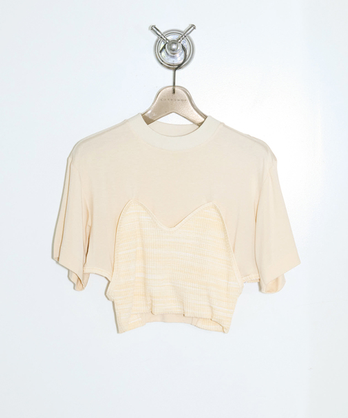 TOGA PULLA（トーガ プルラ） tシャツ TOGA PULLA RIB jersey S/S